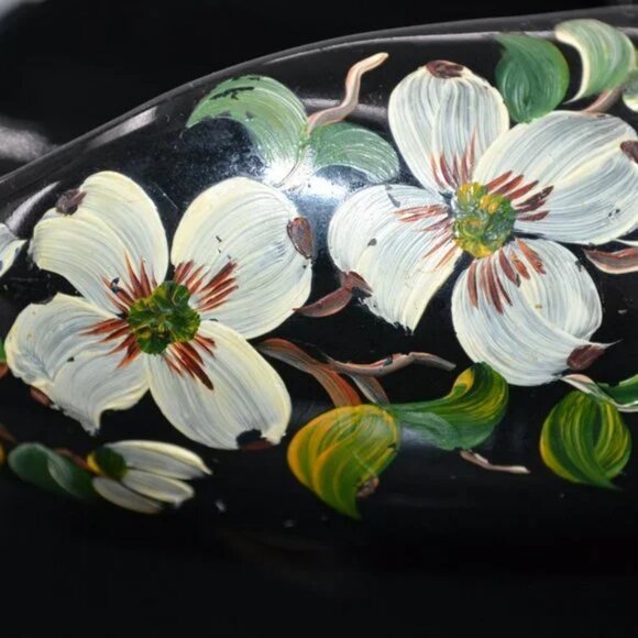 Vintage Rare Steiff Black White Hand Painted Art Studio Pottery Trinket Dish - Picture 12 of 12